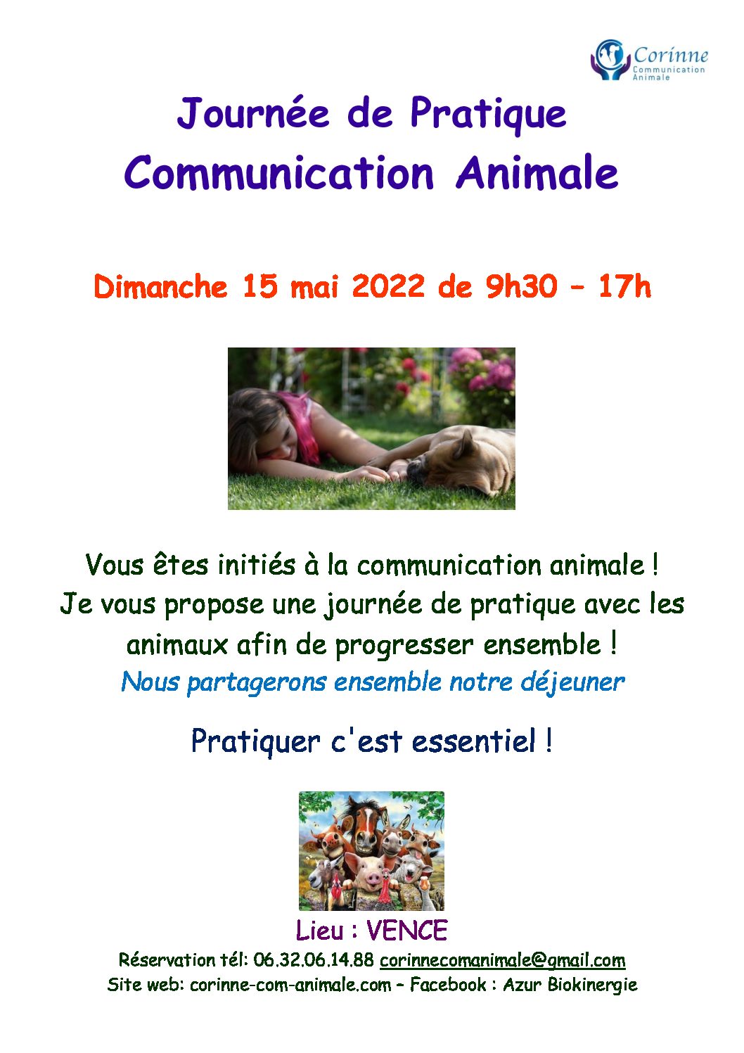 Venez pratiquer la Communication Animale